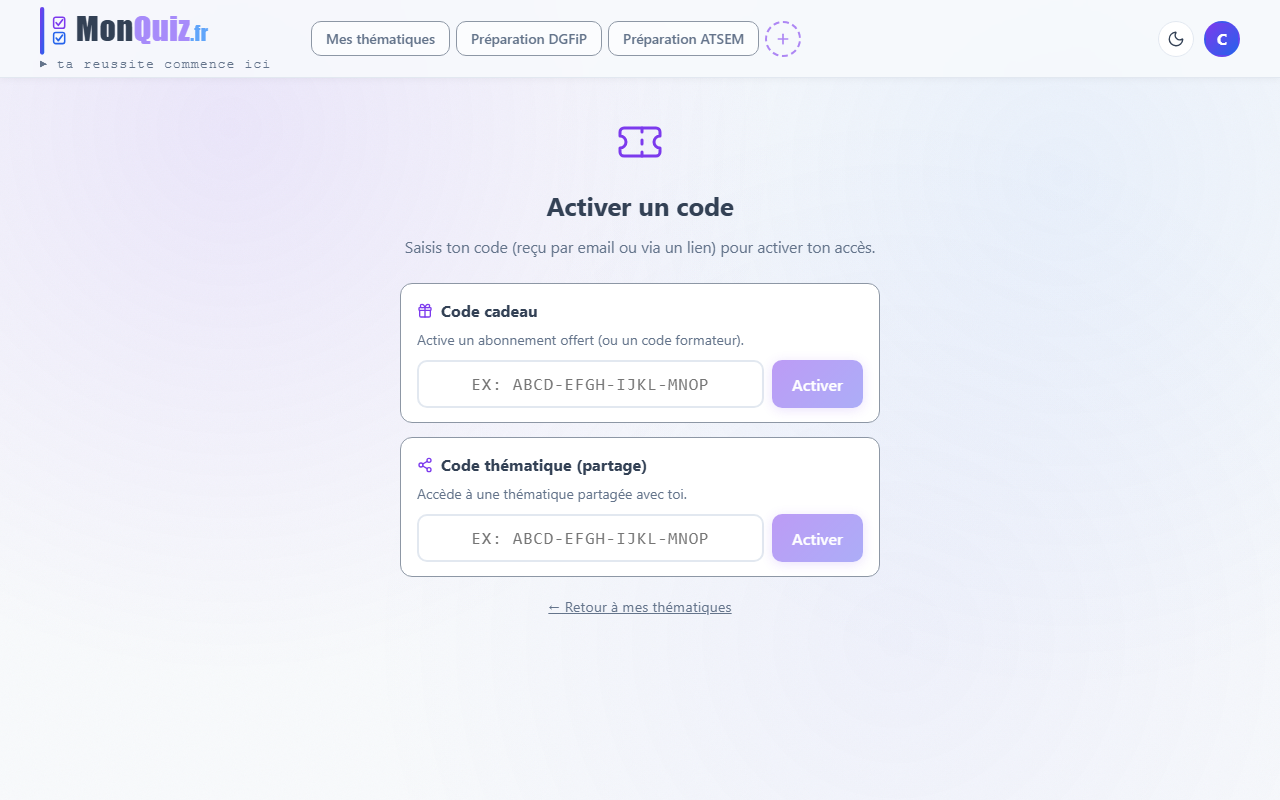 Utiliser un code que l'on m'a partagé